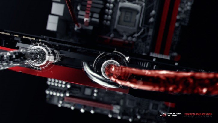 ASUS ROG Poseidon Liquid Cooling Wallpaper