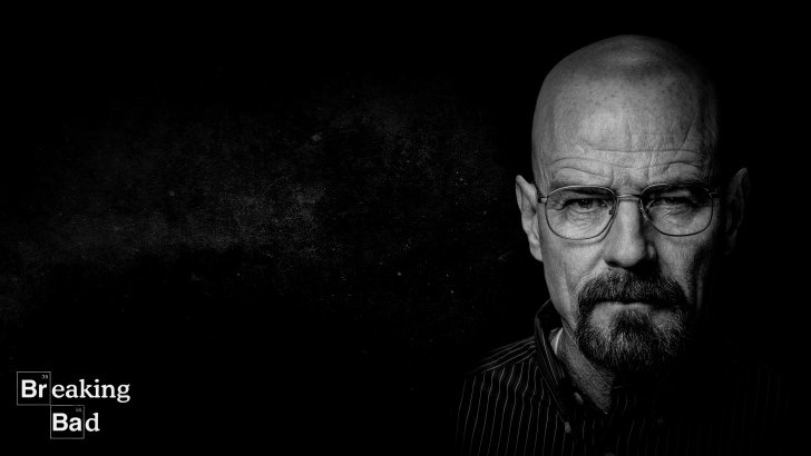 Breaking Bad - Walter White - Black & White Wallpaper