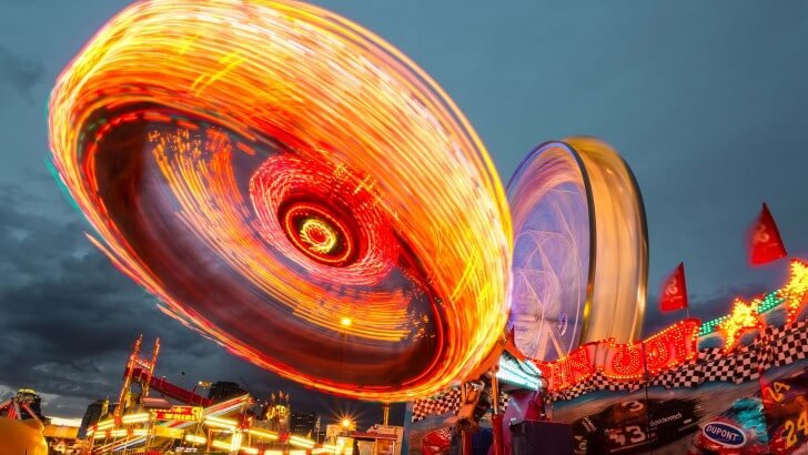 Calgary Stampede Lights Wallpaper