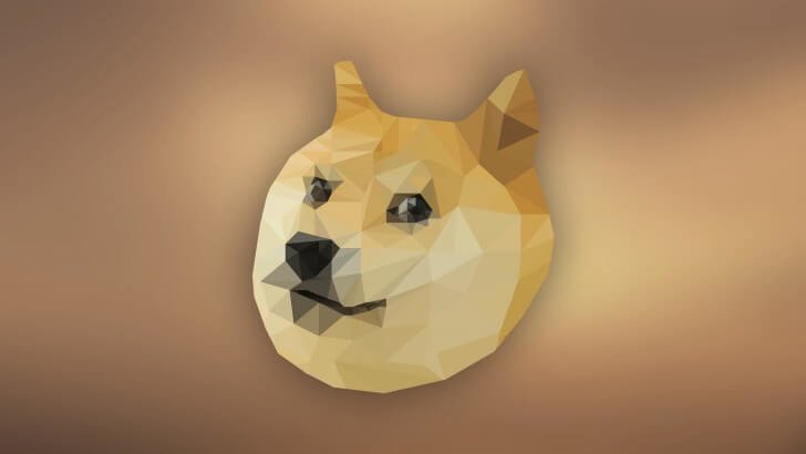 Low Poly Doge Wallpaper