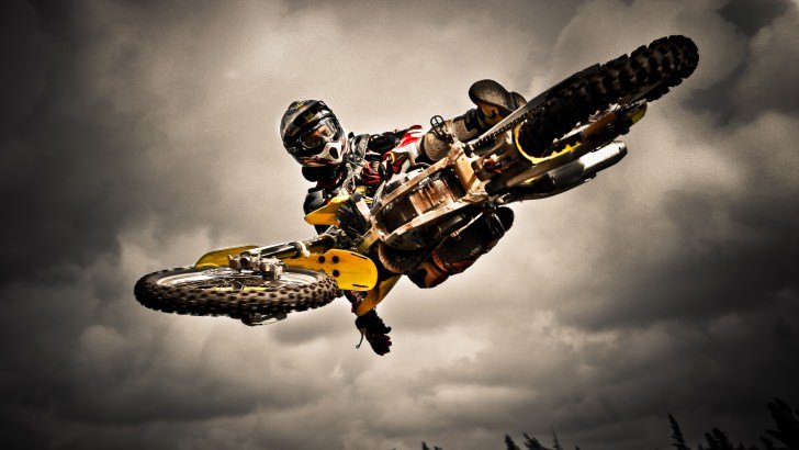 Motocross Jump Wallpaper