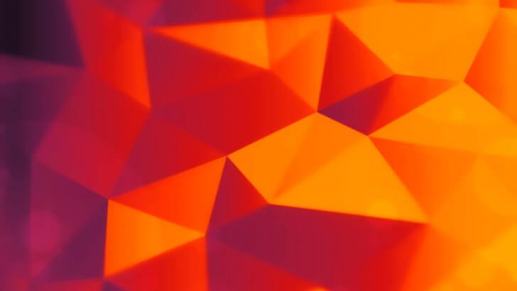 Orange Polygons Wallpaper