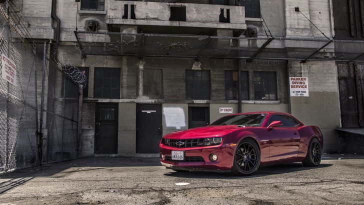 Red Chevrolet Camaro RS Wallpaper